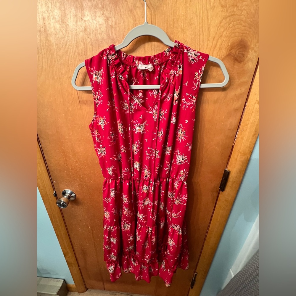 Boutique Mini Bouquets Tiered Tank Dress